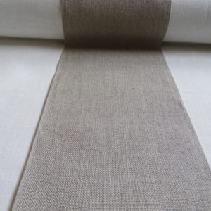 Nastro di lino color Naturale cm 14
