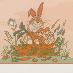 Asciugapiatti Bunny