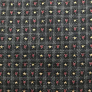 Tessuto americano Nero 7829